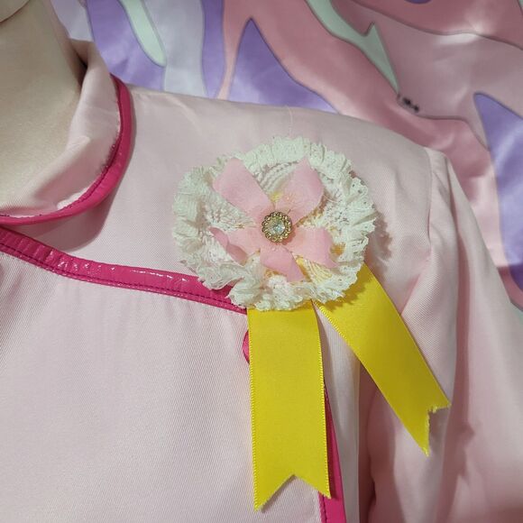 Idolmaster Cosplay Size Womens Large Anime Manga Halloween School Uniform Pink - Picture 8 of 16